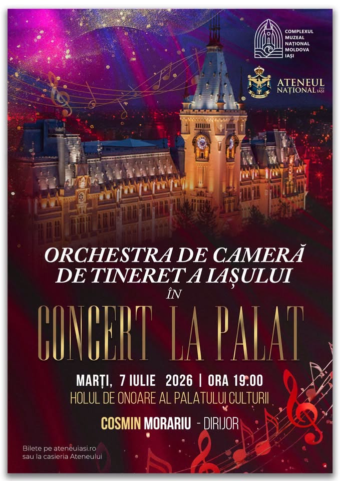 Concert la Palat | Orchestra de Cameră de Tineret a Iașului