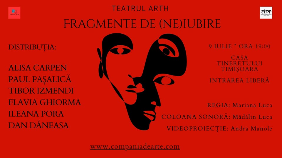 FRAGMENTE DE (NE)IUBIRE – spectacol de teatru