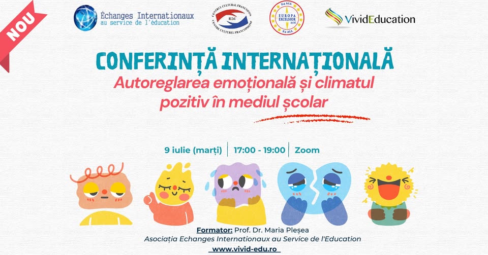 Conferință internațională „Autoreglarea emoțională și climatul pozitiv în mediul școlar”