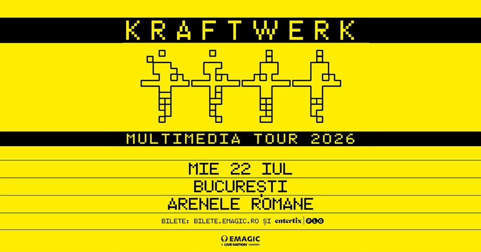 Kraftwerk ● Multimedia Tour 2026 ● București, Arenele Romane