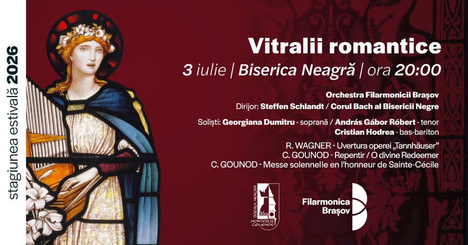 Vitralii romantice: Concert simfonic în Biserica Neagră | Dirijor: Steffen Schlandt