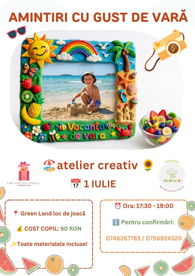 Amintiri cu gust de varǎ – atelier creativ