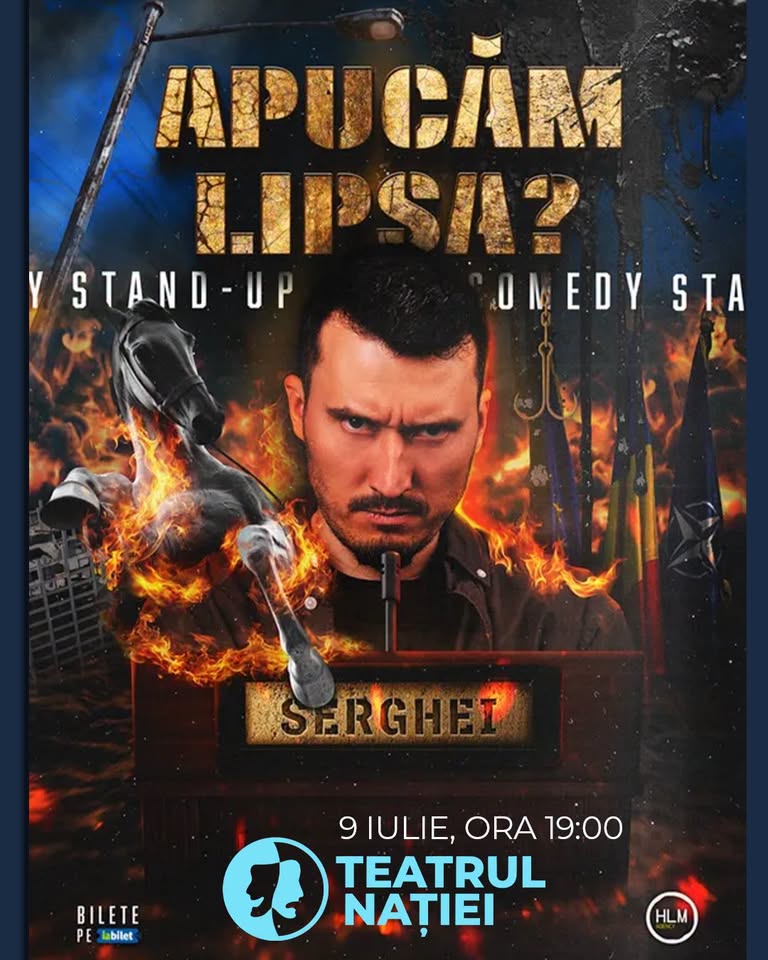 Stand-Up Comedy politic cu Serghei – „Apucăm lipsa?”