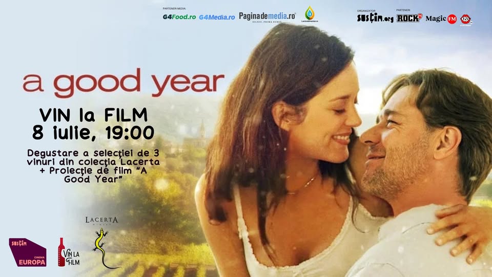 Vin la film – proiectie „A good year”