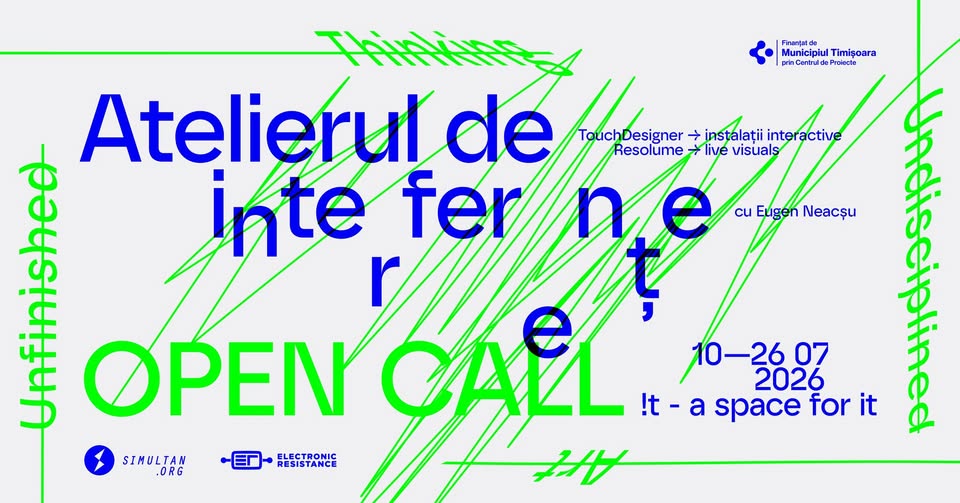 Atelierul de Interferențe — prezentare & open call