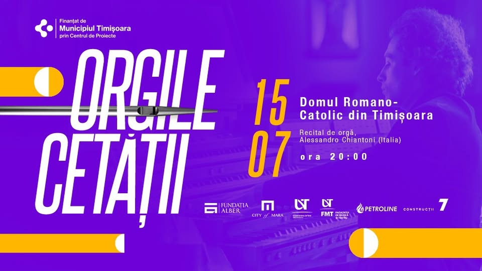Recital de orgă, Alessandro Chiantoni (Italia)