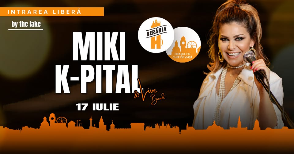 Miki K-Pital & Live Band în concert #PeTerasă | 17 iulie