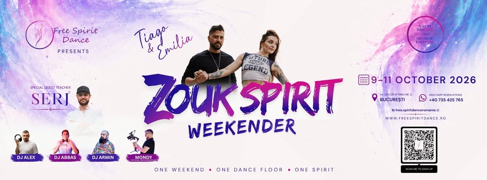 Zouk Spirit Weekender with Tiago & Emilia