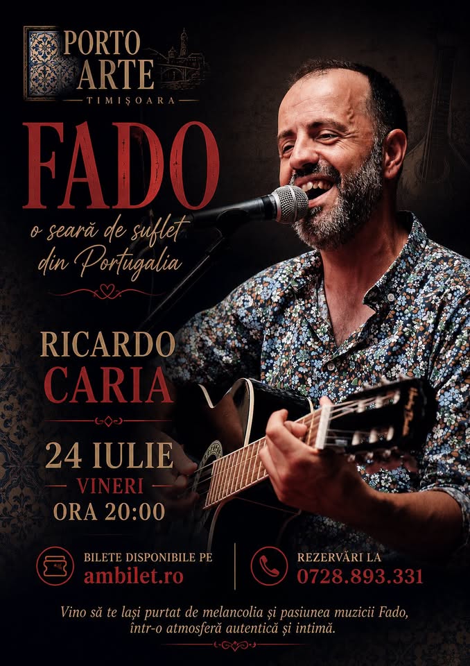 Concert muzica Fado cu Ricardo Caria