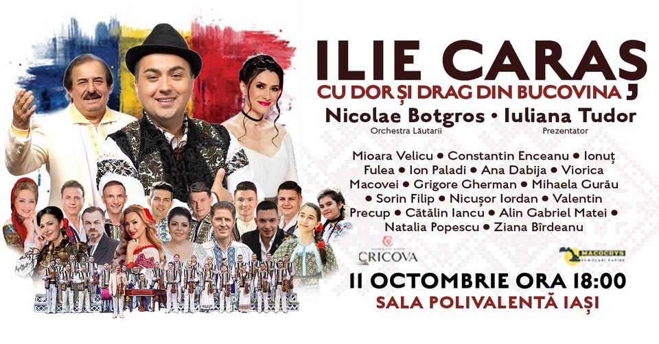 Ilie Caraș – CU DOR ȘI DRAG DIN BUCOVINA
