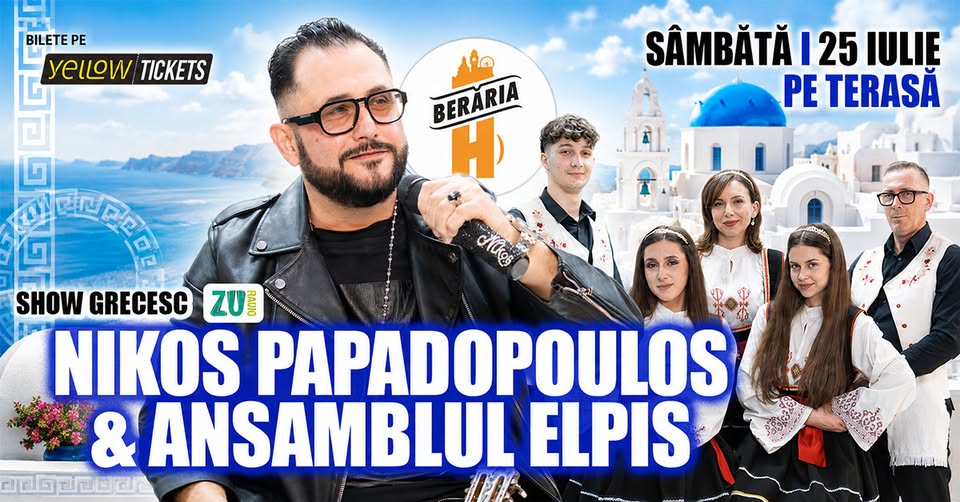 Nikolaos Papadopoulos & Ansamblul Elpis | Seară Grecească #PeTerasă