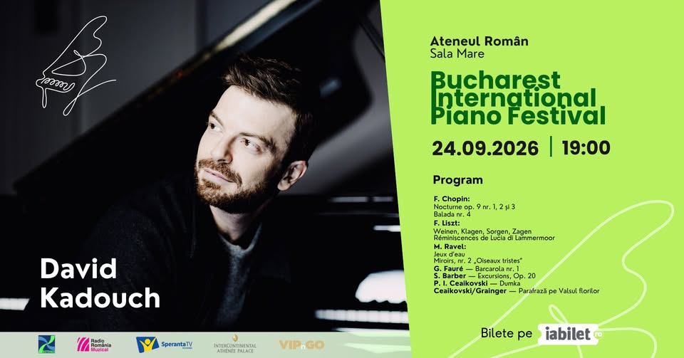 David Kadouch – Recital de pian | Bucharest International Piano Festival