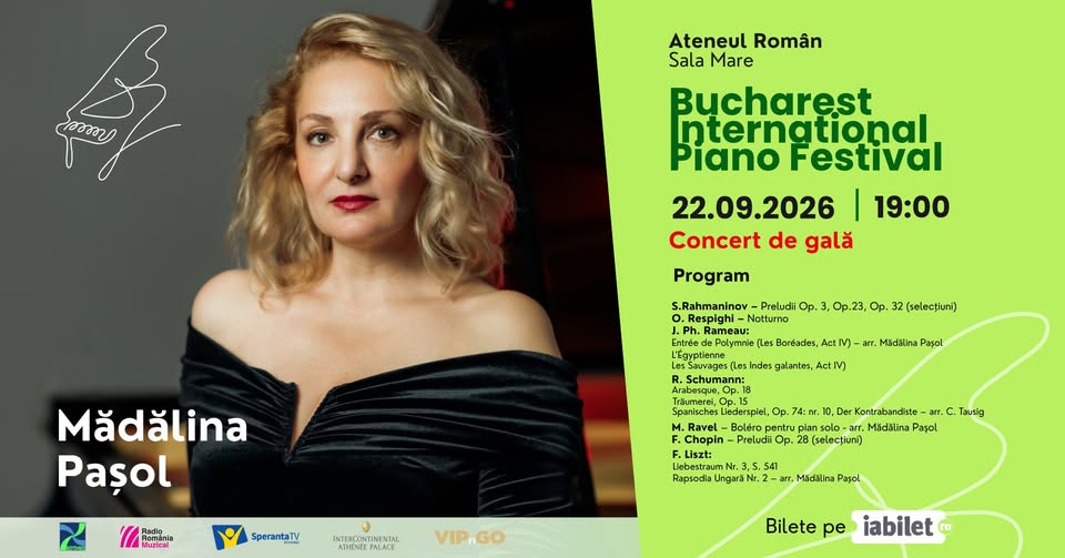 Mădălina Pașol – Concert de Gală | Bucharest International Piano Festival