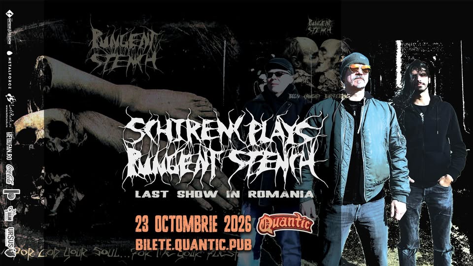 Schirenc Plays PUNGENT STENCH –  LAST show in Romania @ Quantic 23.10.2026