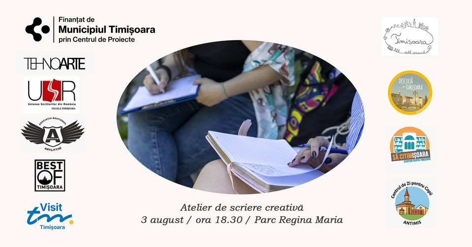 Atelier de scriere creativă și explorare urbană de Ziua Timisoarei