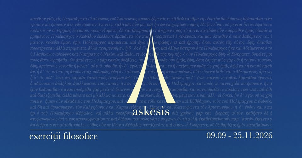 Askēsis: exerciții filosofice [ înscrieri ]