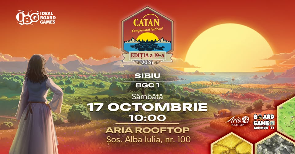 Campionatul Național de Catan: Etapa Locală Sibiu 2026