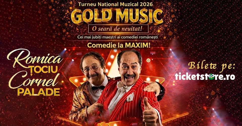 Comedie la MAXIM – Romica Tociu si Cornel Palade – Bacau
