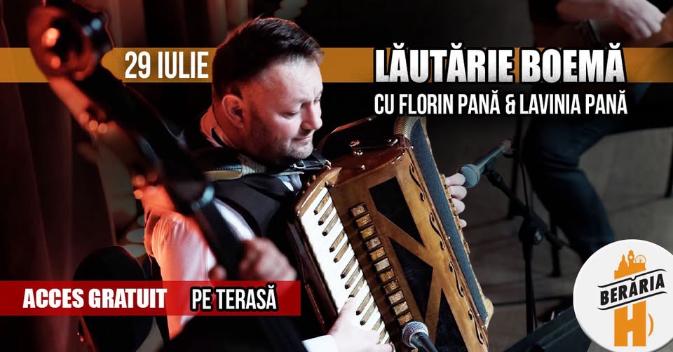 Lăutărie boemă cu Lavinia & Florin Pană #PeTerasă