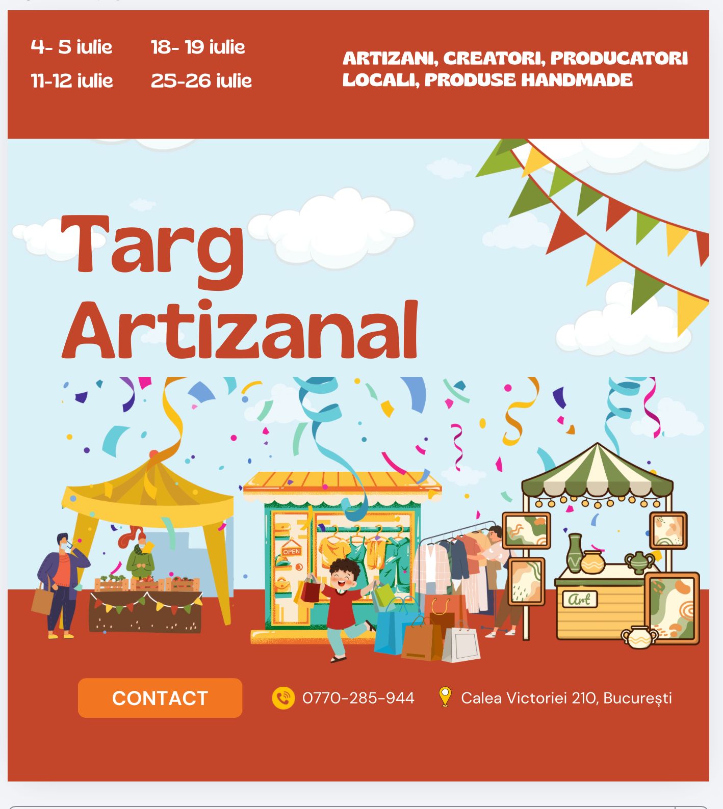 Targ Artizanal by Casa Artizanilor