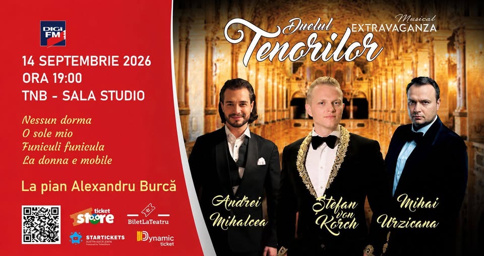 Duelul Tenorilor 2026 – cu Ștefan von Korch, ,Andrei Mihalcea, Mihai Urzicana