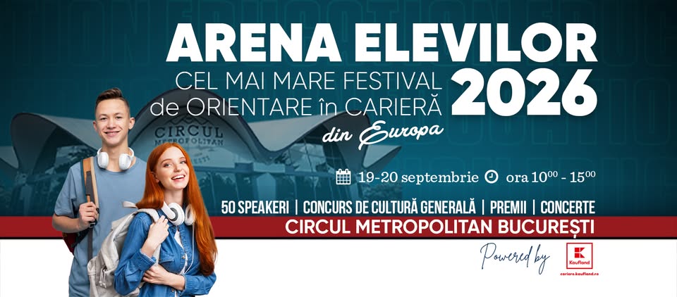 ARENA ELEVILOR 2026 – 20 Septembrie