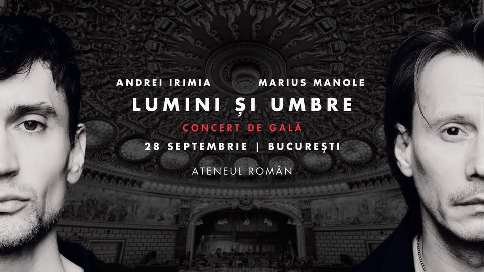 SOLD OUT | Andrei Irimia x Marius Manole – Concert de Gală la Ateneul Român