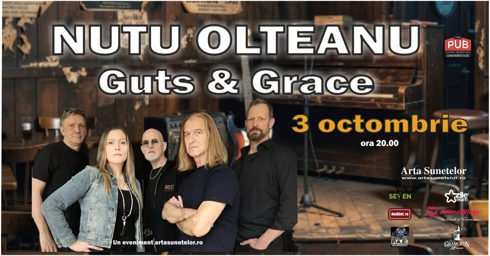 Nuţu Olteanu’s Guts & Grace la Pub Universităţii