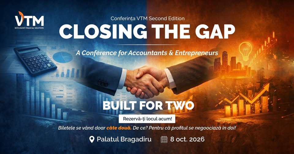 Conferința VTM | Second Edition | CLOSING THE GAP. A Conference for Accountants & Entrepreneurs