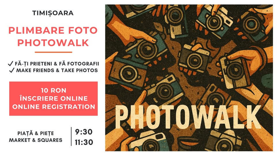📸 Întâlniri între prieteni & plimbare pentru fotografii / Make friends & Photowalk Meetup