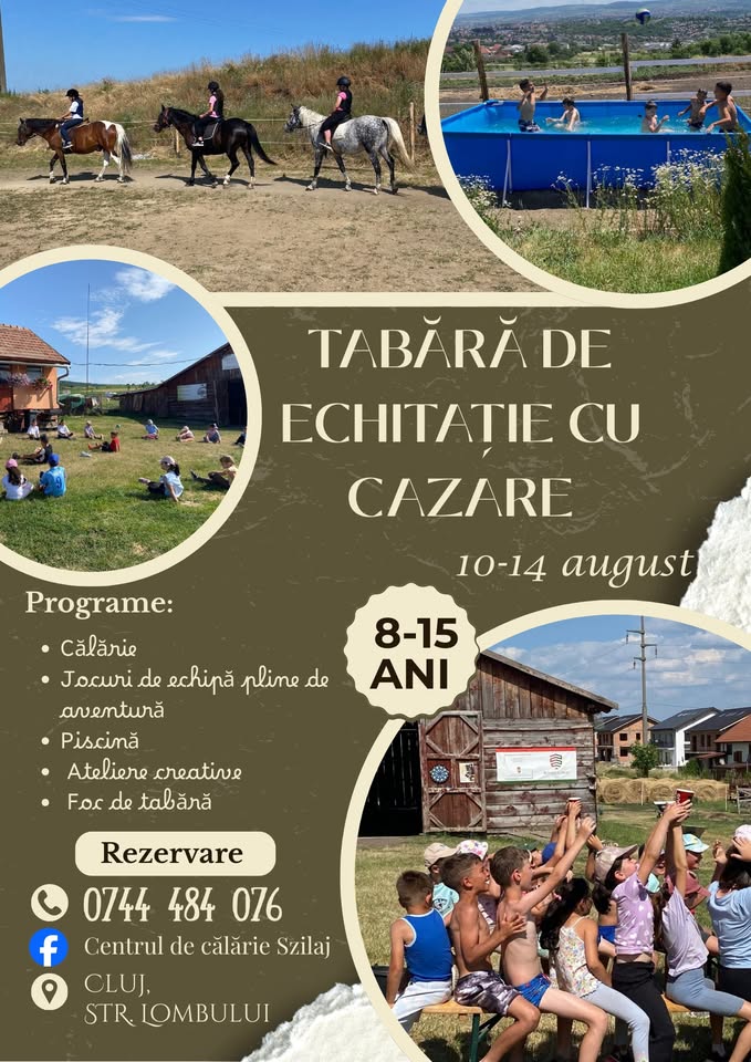 TABĂRĂ DE ECHITAȚIE CU CAZARE