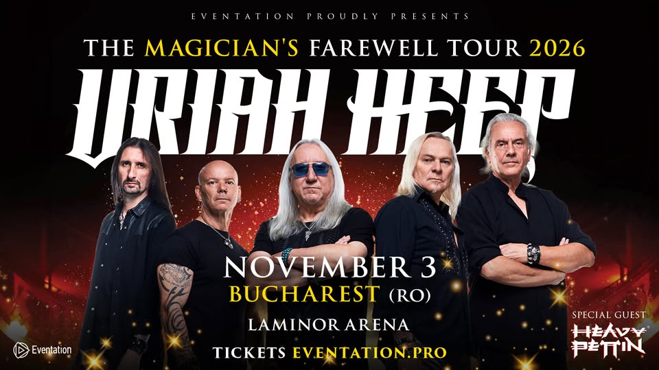 URIAH HEEP – 03.11 – BUCHAREST, LAMINOR