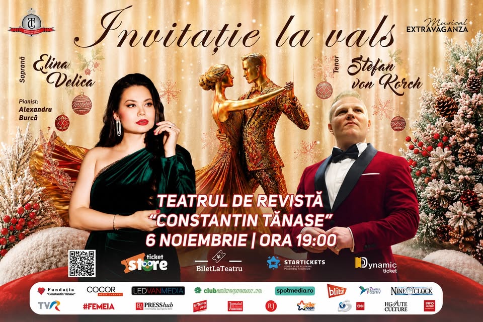 INVITAȚIE LA VALS – feerie de bal în paşi de dans