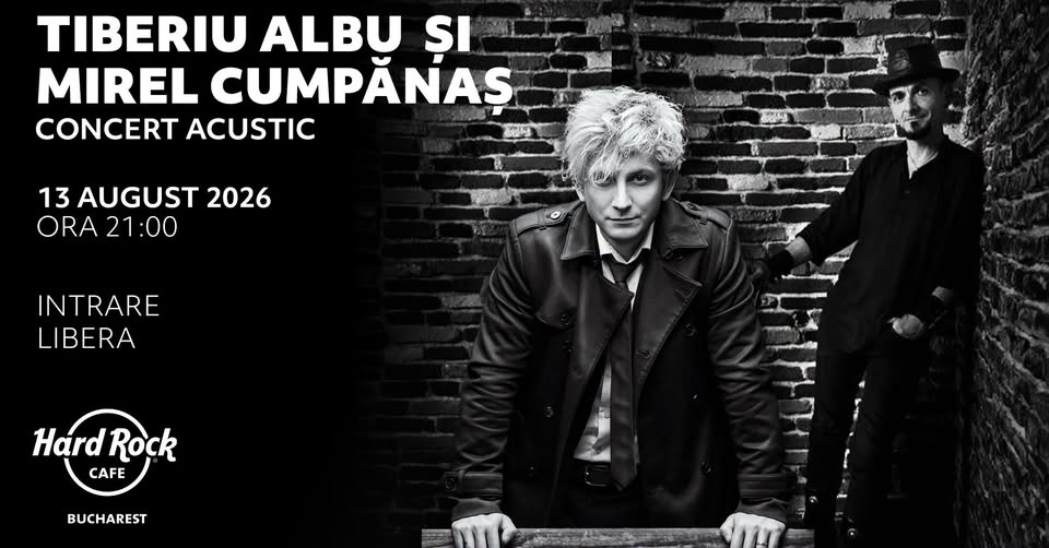 Concert Tiberiu Albu & Mirel Cumpănaș pe terasă I Intrare liberă