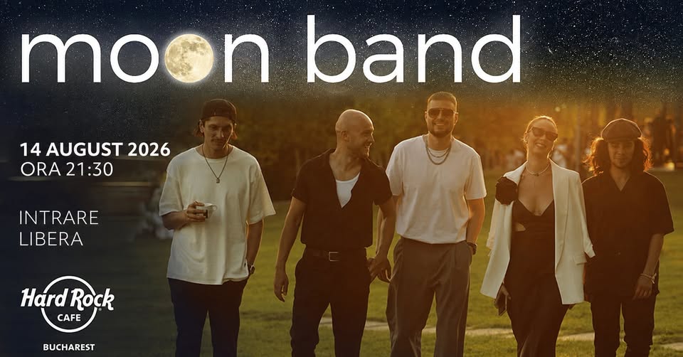Concert MOON BAND pe terasă I Intrare liberă I 14 august