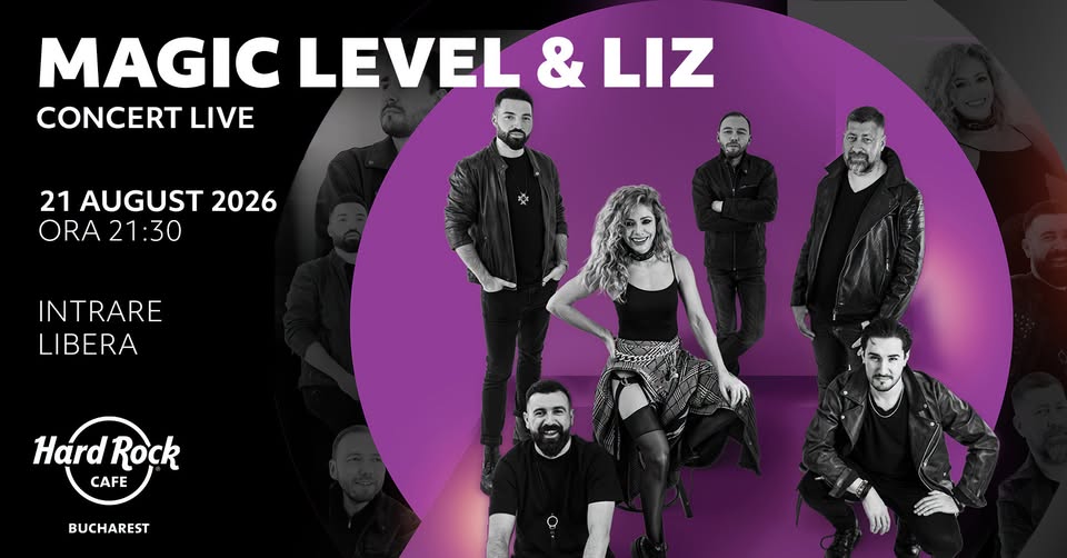 Concert Magic Level & Liz pe terasă I Intrare liberă I 21 august