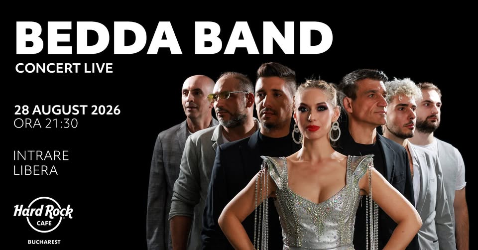 Concert BEDDA BAND pe 28 august I Pe terasă I Intrare liberă