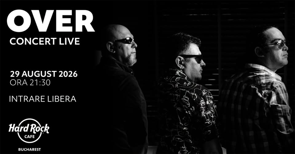 Concert OVER pe terasă I Intrare liberă I 29 august