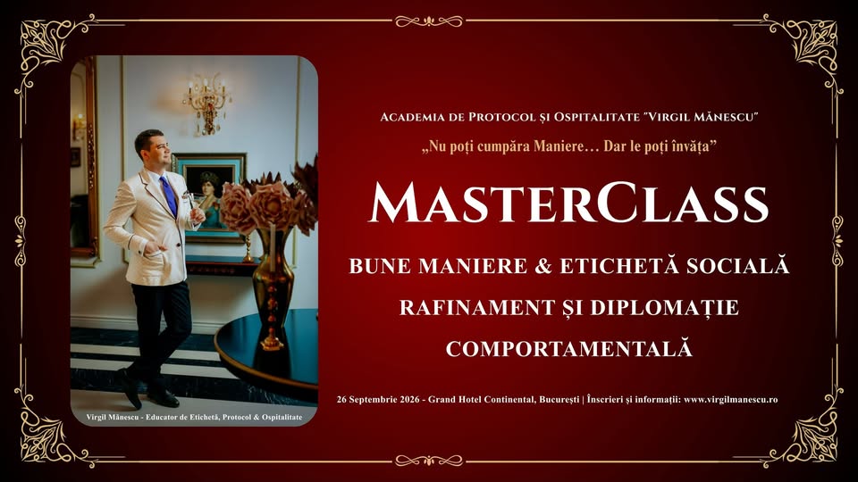 𝗠𝗔𝗦𝗧𝗘𝗥𝗖𝗟𝗔𝗦𝗦 · 𝗕𝗨𝗡𝗘 𝗠𝗔𝗡𝗜𝗘𝗥𝗘, 𝗘𝗧𝗜𝗖𝗛𝗘𝗧𝗔̆ 𝗦𝗢𝗖𝗜𝗔𝗟𝗔̆