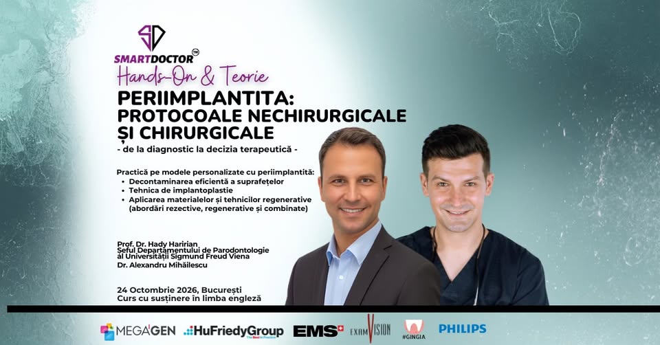 Workshop „Periimplantita: Protocoale Nechirurgicale și Chirurgicale” – București