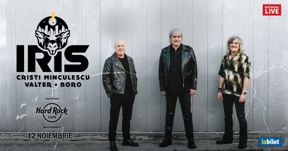 Concert IRIS – Cristi Minculescu, Valter si Boro la Hard Rock Cafe