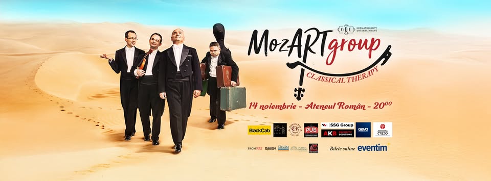 MozArt Group – Classical Therapy, cu simțul umorului perfect acordat la Ateneul Român, 14 noiembrie