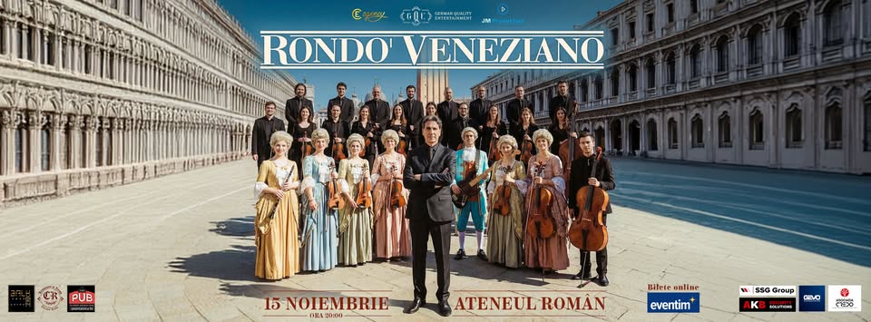 RONDÒ VENEZIANO, ÎN PREMIERĂ ABSOLUTĂ ÎN ROMÂNIA, 15 noiembrie, Ateneul Român