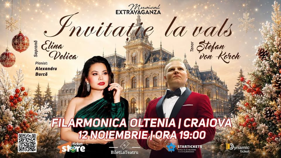 INVITAȚIE LA VALS – feerie de bal în paşi de dans – Craiova