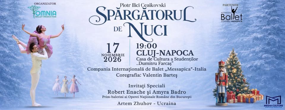 SPARGATORUL DE NUCI – Turneu National de balet – Cluj Napoca