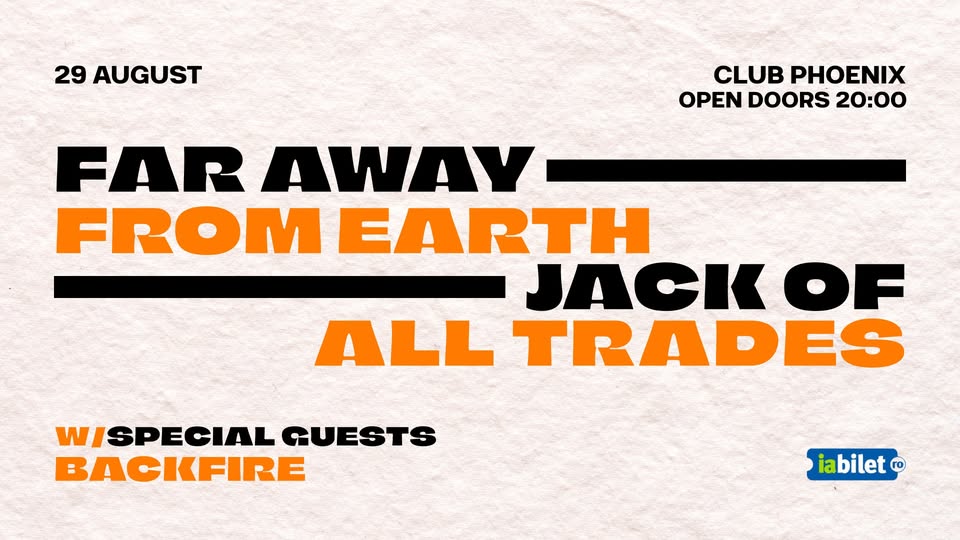 Far Away From Earth & Jack of All Trades @ Club Phoenix