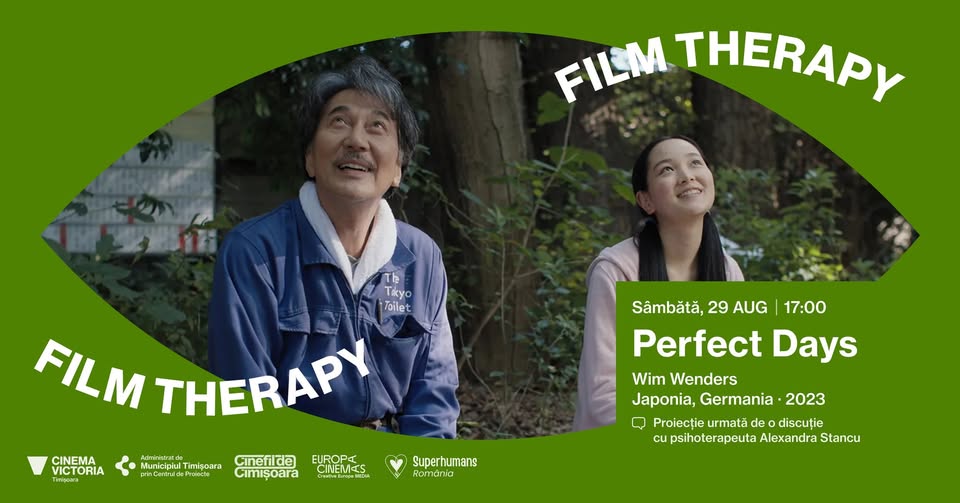 PERFECT DAYS – proiecție specială și discuție, la Film Therapy