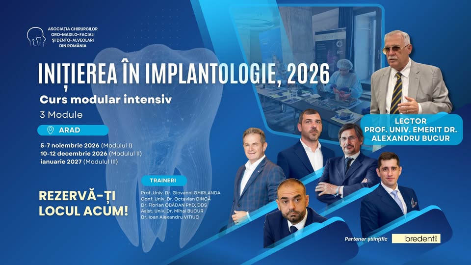 Inițierea în Implantologie 2026 Arad