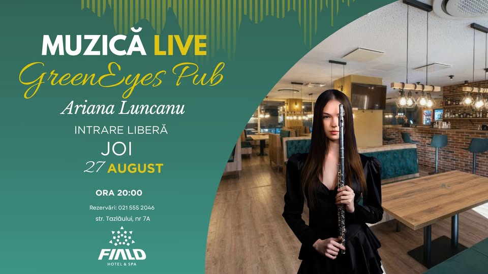 🎵 Muzică LIVE la GreenEyes Pub! 🎵