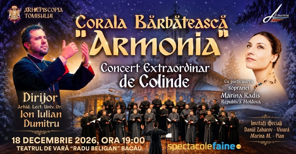 Corala barbateasca „ARMONIA” – Concert de colinde